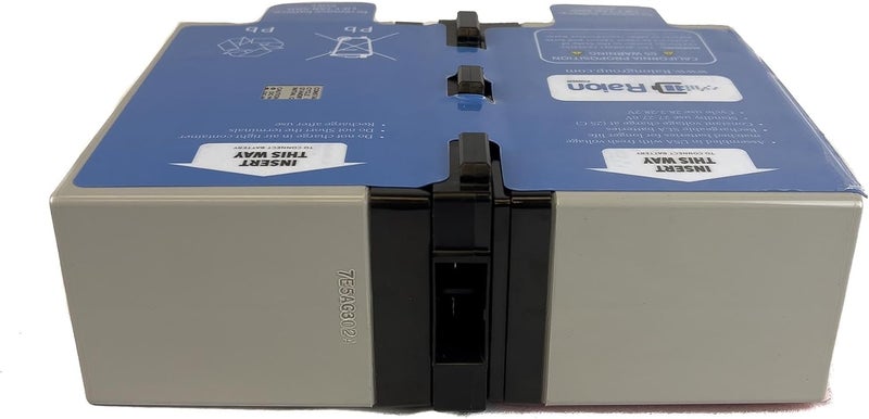Raion Power بطارية استبدال عالية السعة 24V 7.5Ah لمدة تشغيل ممتدة RBC123 لجهاز UPS APC BR1000G، BX1350M، BN1350G، BX1000G، BX1300G، SMT750RM2U، SMT750RM2UC، SMT750RM2UNC، SMT750RMI2U، SMT750RMI2UC، SMT750RMI2UNC - Image 5